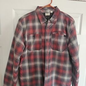 Vans Men's Red Plaid Shirt